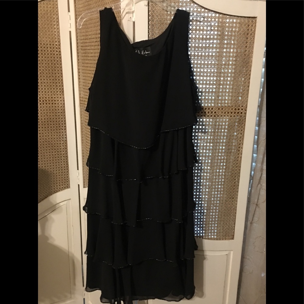 Great black dress...